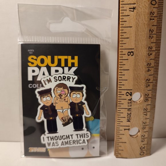 South Park Randy Marsh I Thought This Was America Collectible Enamel Pin - Picture 2 of 3
